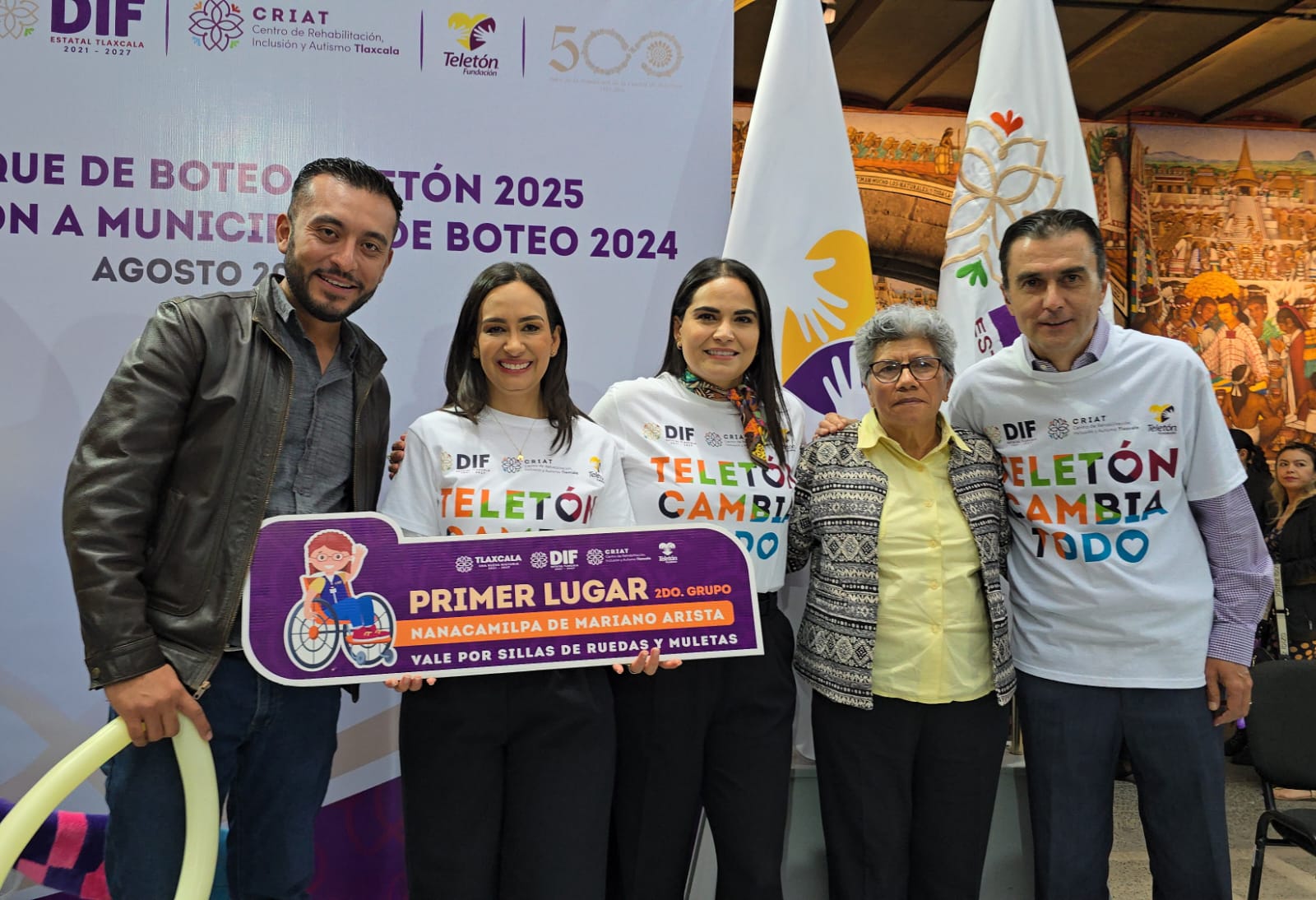 Tlaxcala arranca boteo Teletón 2025 con llamado a la inclusión y la solidaridad